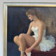 Tableau huile toile danseuse Joan MAYOR