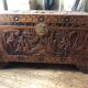 Asian carved mallet, made of camphor wood, from Hong Kong 100 X 52 X 60 cm