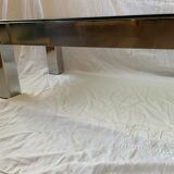 Vintage glass coffee table