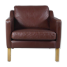 Danish classic brown leather chair