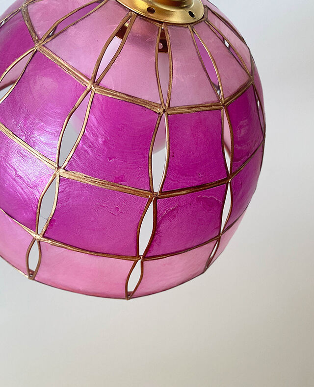 Suspension capiz violine