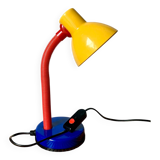Vintage 80s color block desk lamp