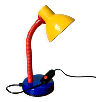 Lampe de bureau vintage 80s color block