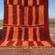 Vintage Moroccan Berber rug red orange 300x200 cm – handmade wool