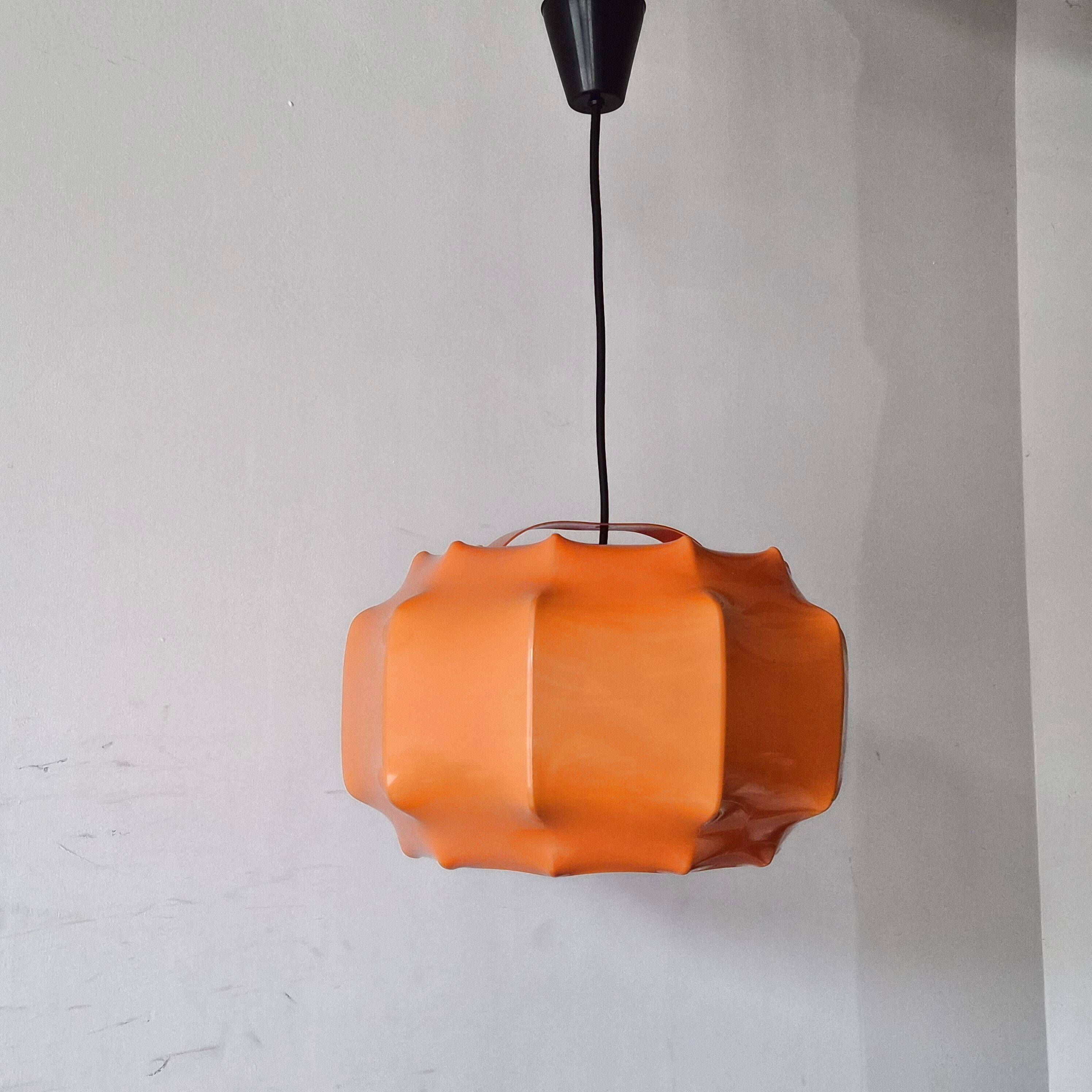 Space age pendant lamp Ilka Plast 1970