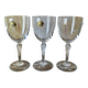 3 verres cristal d’arques