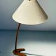 Vintage teak Dornstab floor lamp by J.T. Kalmar & A. Pöll, Austria, 1947