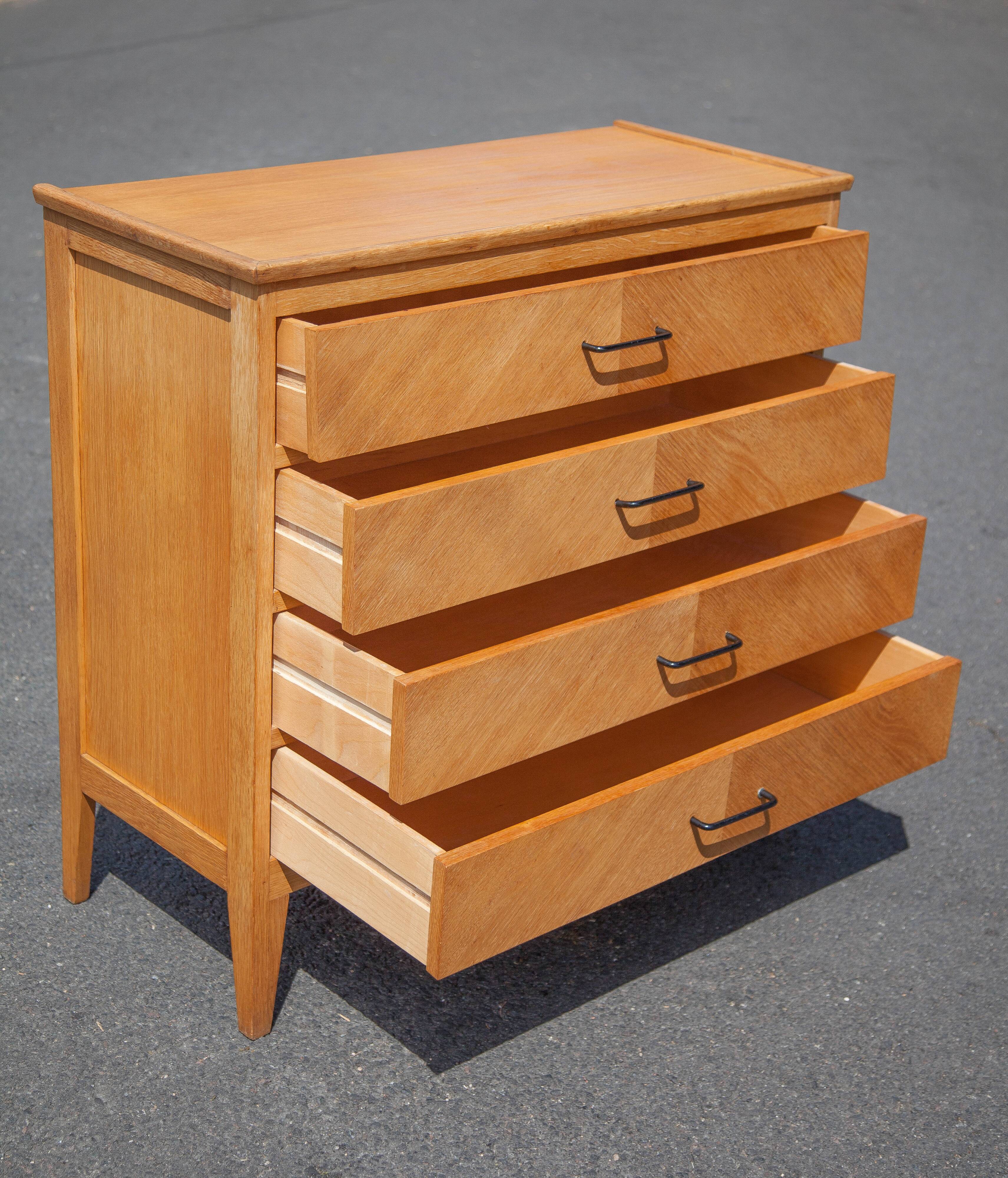 Commode vintage, meuble à tirois, meuble de rangement, commode bois, 60's