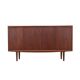Buffet haut en teck, design danois, années 1960, production : Omann Jun