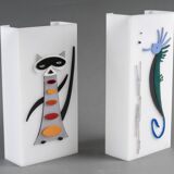 Set of two wall lights from the 1970s