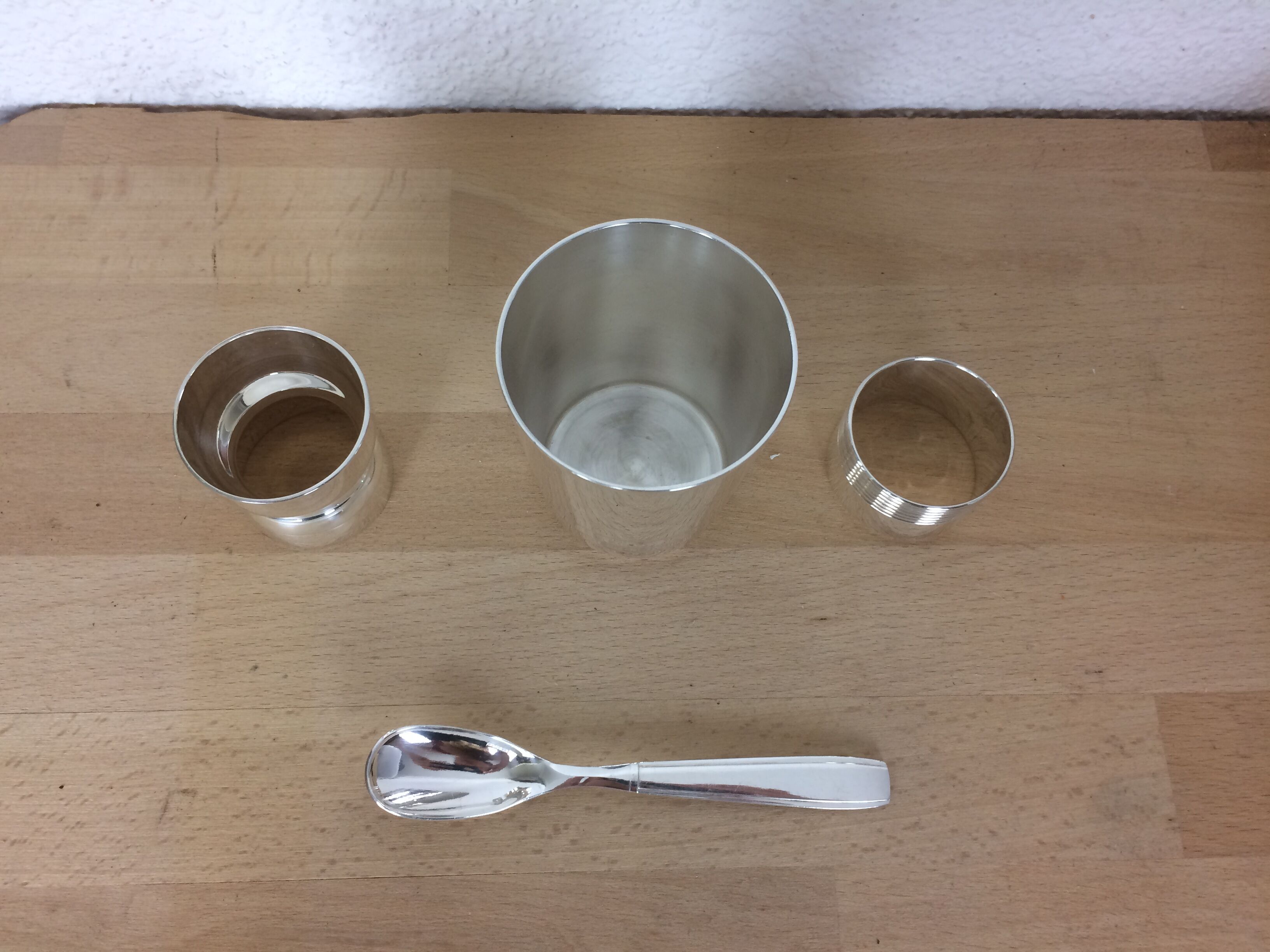 Christofle silver metal box, birth or baptism