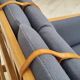 1970s, Danish design by Børge Mogensen, sofa model 2252, oak, furniture wool