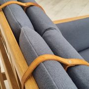 1970s, Danish design by Børge Mogensen, sofa model 2252, oak, furniture wool