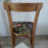 Velvet bistro chairs