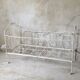 Vintage 1950s wrought iron bed bench