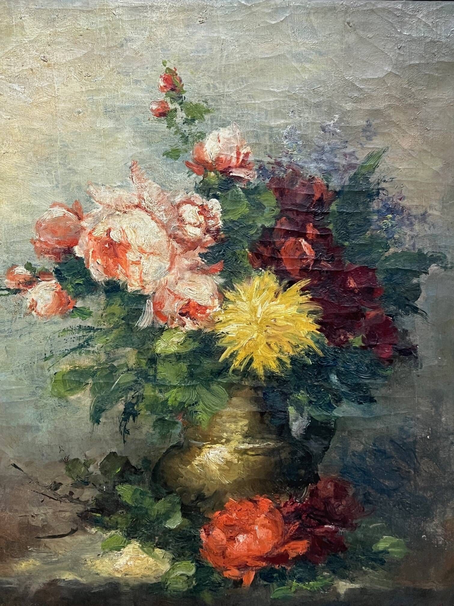 Julien Delvigne (1878–1947), "Still Life with Flowers."