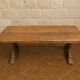 Large farmhouse table in solid oak –