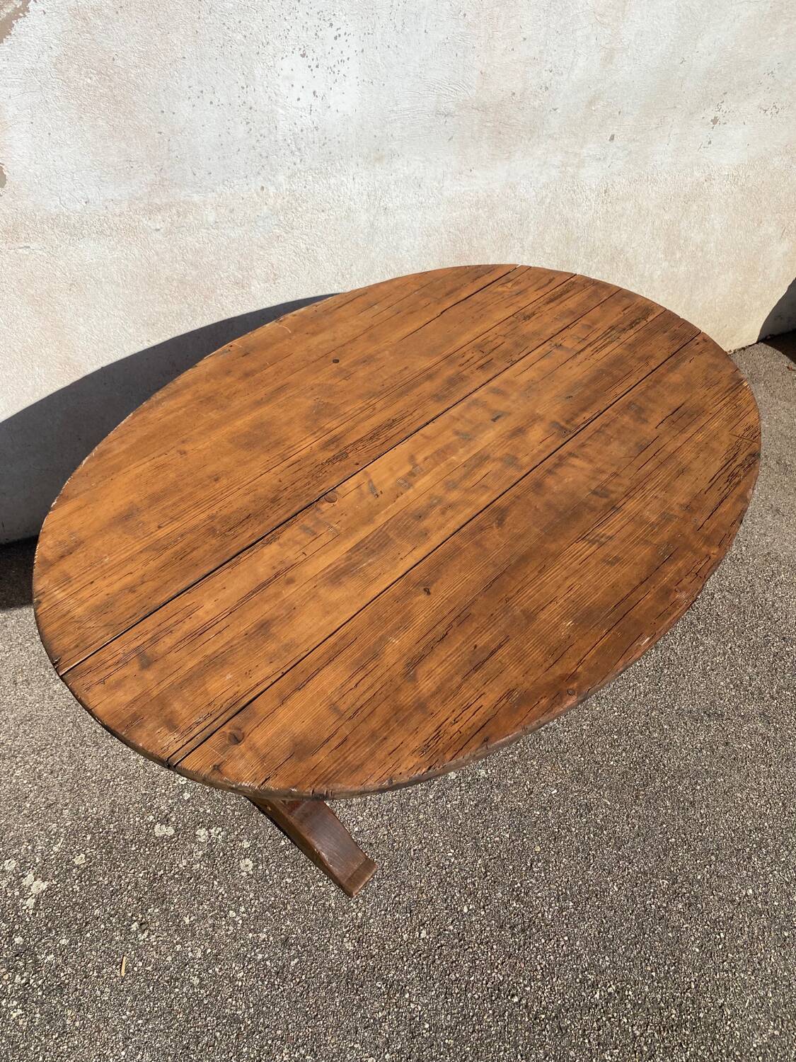 Table vigneronne ovale