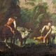 École flamande, « Paysage de Campagne », huile sur toile, XVIIème siècle