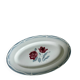 Ancien plat de service ovale faïence Sarreguemines Alesia