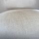 Old toad armchair in beige velvet