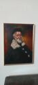Painting Portrait Woman Signed P. CAPUTO