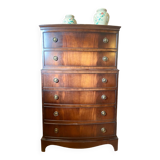 Large English chest of drawers - mahogany