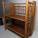 Foldable bamboo wall shelf 1970