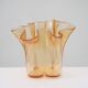 Vase mid century de Pertii Kalioninen, Muurla rose orangé, Finlande