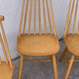 Scandinavian chairs Pinnstol ZPM Radomsko 1950