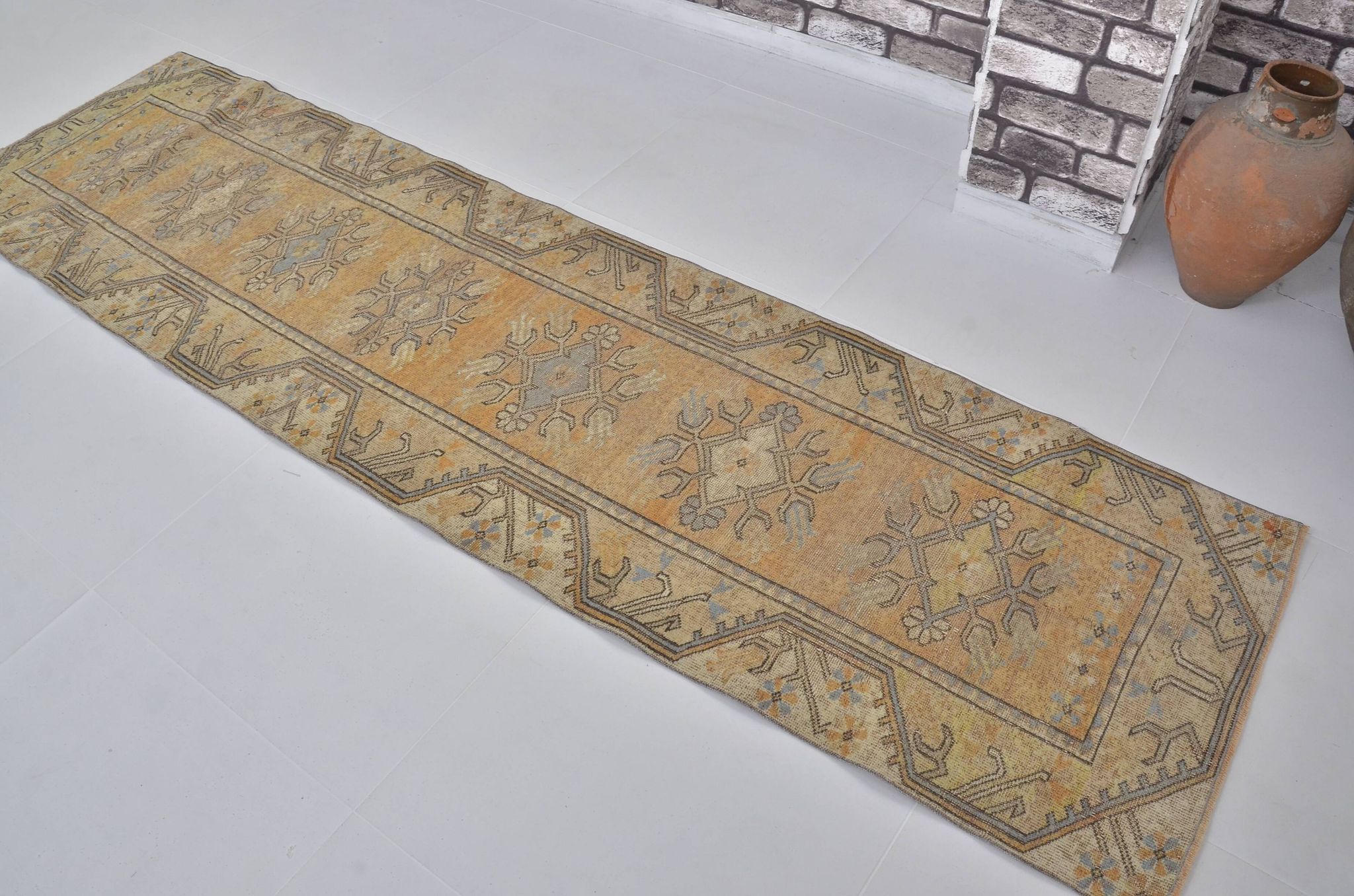 Tapis de couloir vintage antique sku1774