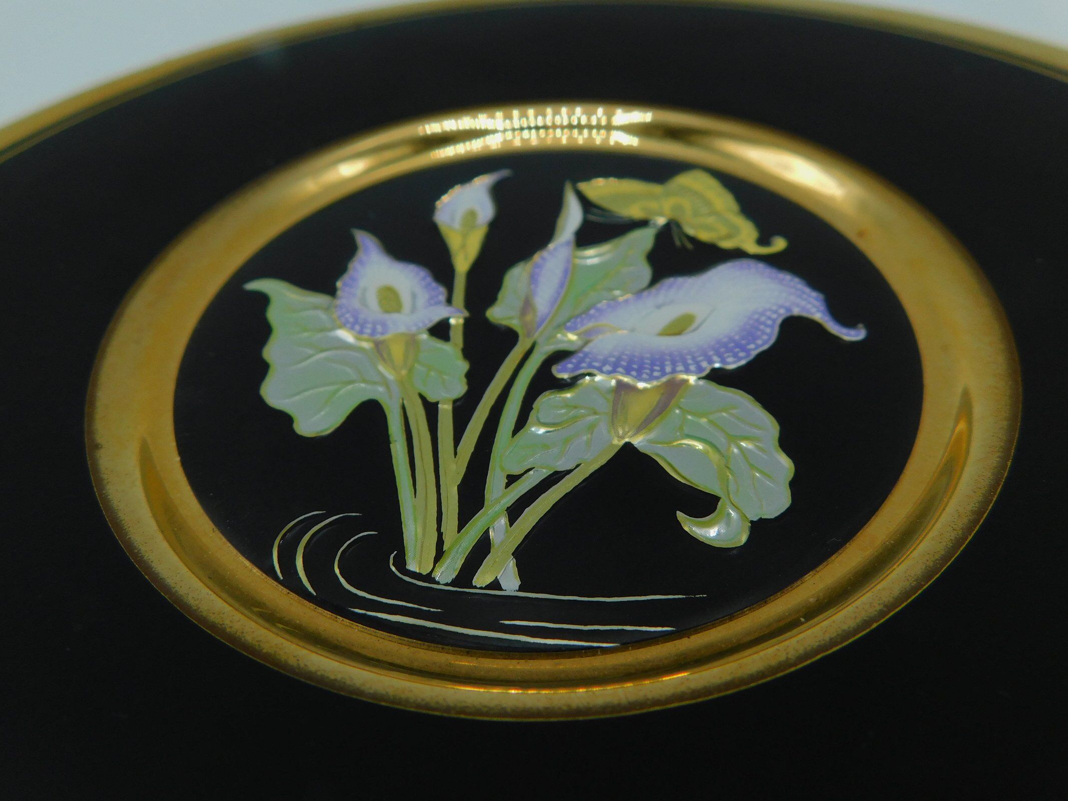 Deco plate - gold 24k - Japan