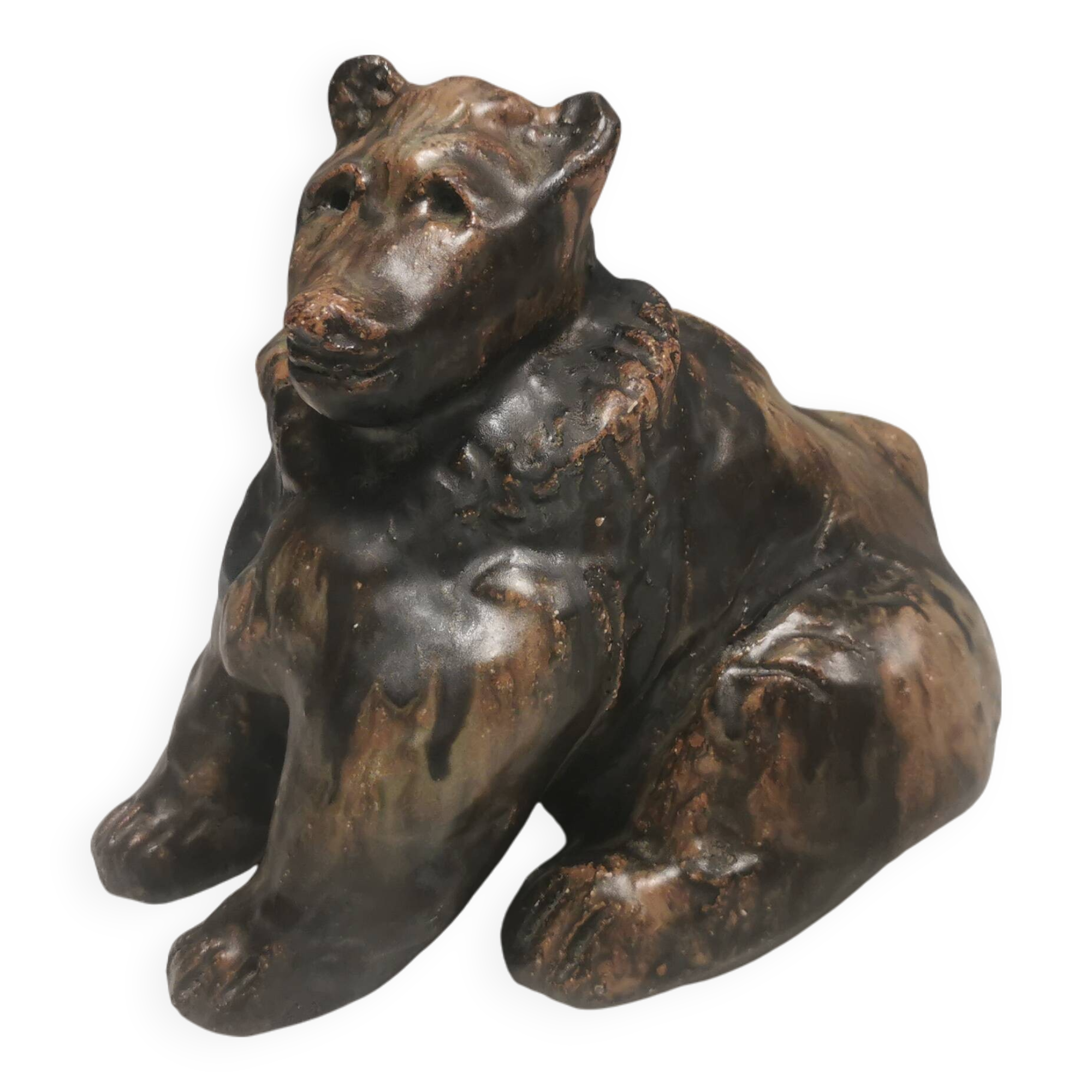 Beautiful ceramic bear, Danish and estimated to be from the 1960-70s.