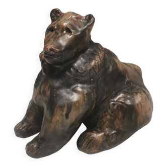 Beautiful ceramic bear, Danish and estimated to be from the 1960-70s.