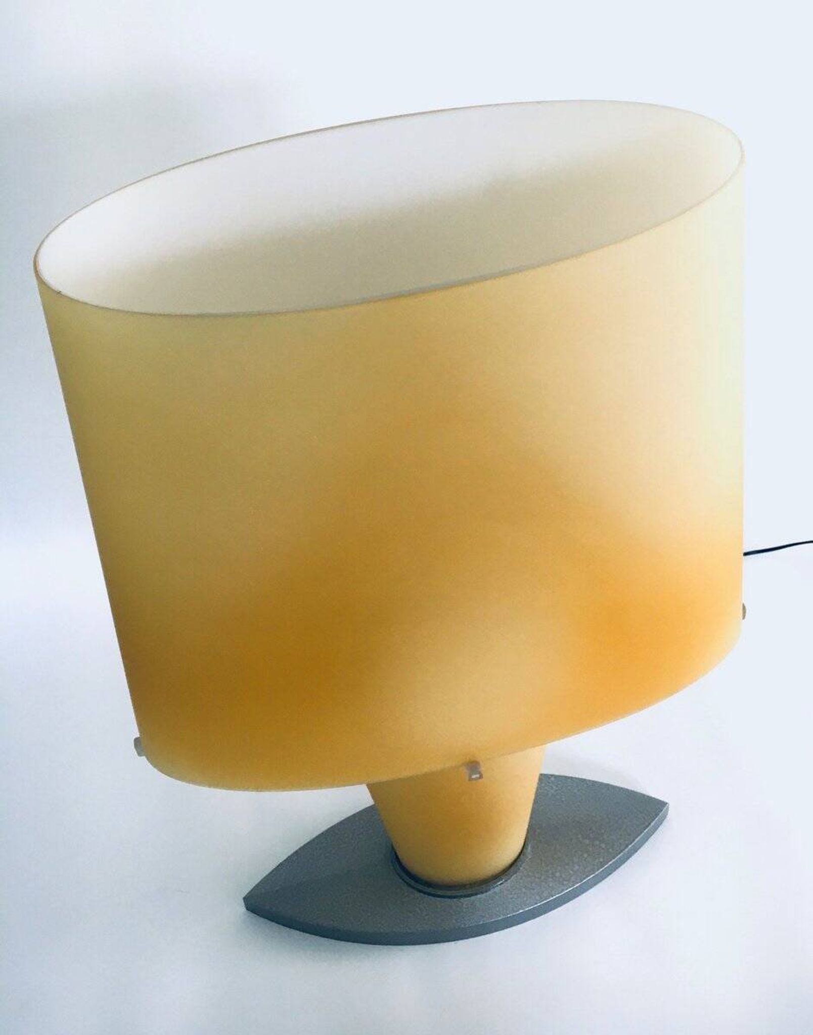 Postmodern Glass Table Lamp attributed to Daniela Puppa for Fontana Arte, 1980s