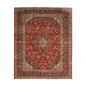 tapis persan Vintage Tissé à la main Oriental Kashan tapis - 362x244cm