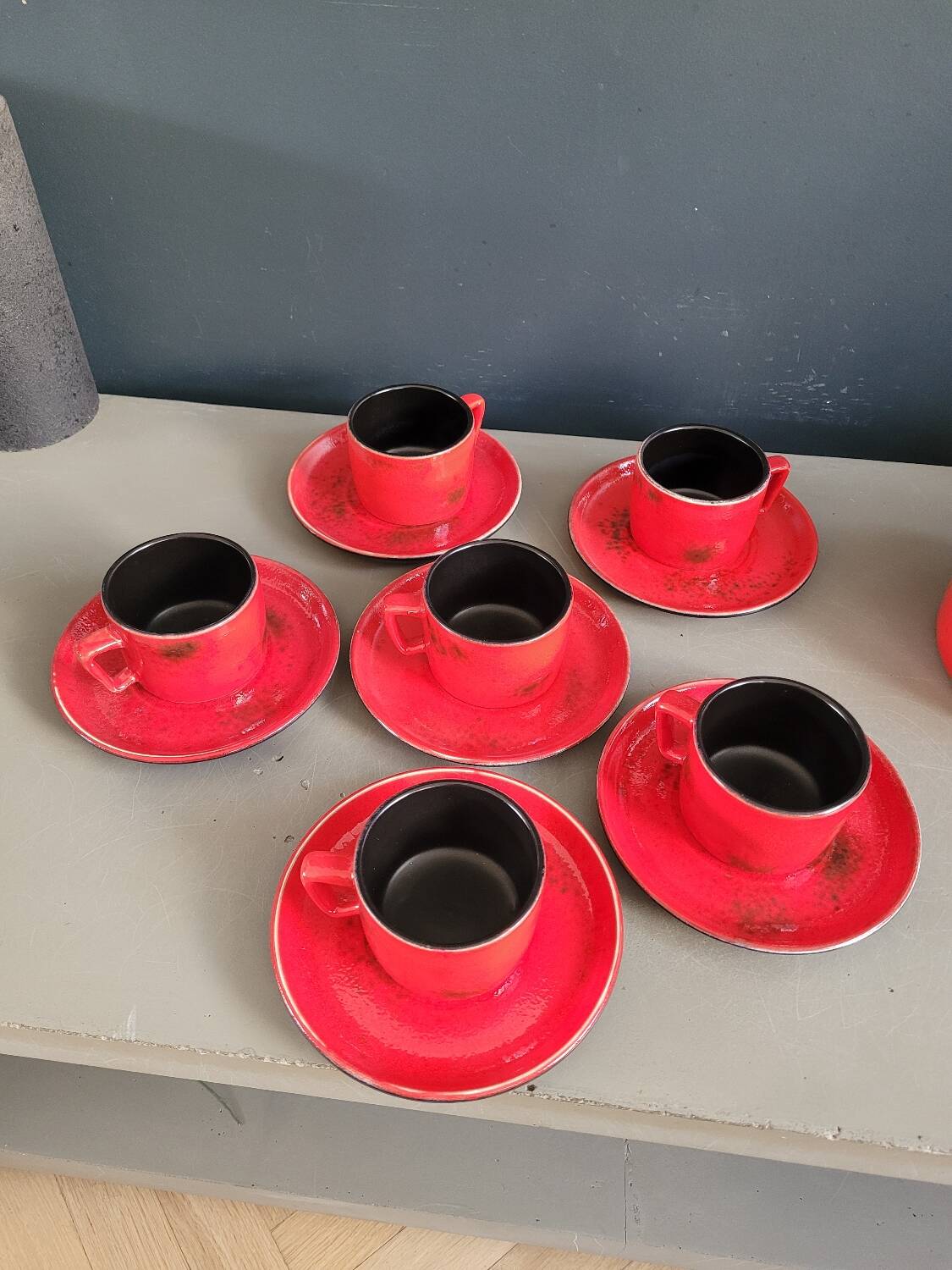 Complete vintage coffee set for 6 people