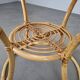 Czechoslovak Midcentury Rattan and Bamboo Side Table, 1960s