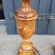 Paire de pieds de lampes des années 70 en albâtre