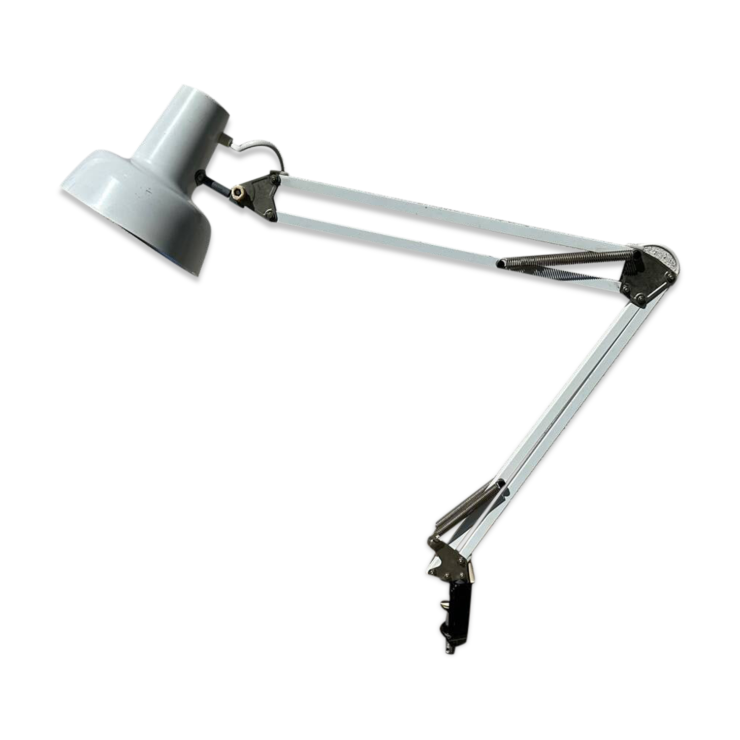 Vintage architect's desk lamp, articulated desk lamp.