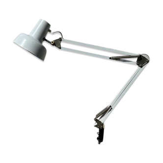 Vintage architect's desk lamp, articulated lamp.