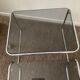 Series Of 3 pull-out tables "Harrow" for Meurop of the 70s