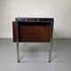 Vintage plywood and chrome desk from the 70s