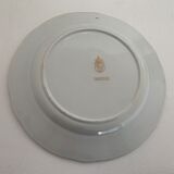 12 flat plates in flat earthenware KG Luneville bagatelle model, late 19th century