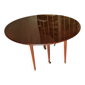 Large mahogany round table