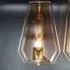Triples appliques Vintage murale laiton et verre biseauté à électrifier E14