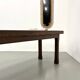 Small 1950s farmhouse table in blond walnut