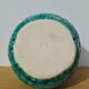 Turquoise round vase 1970 signed