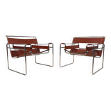 Paire de fauteuils Wassily B3 par Marcel Breuer