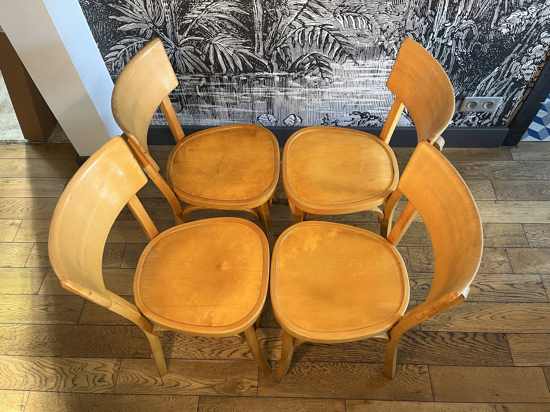 4 Baumann bistro chairs